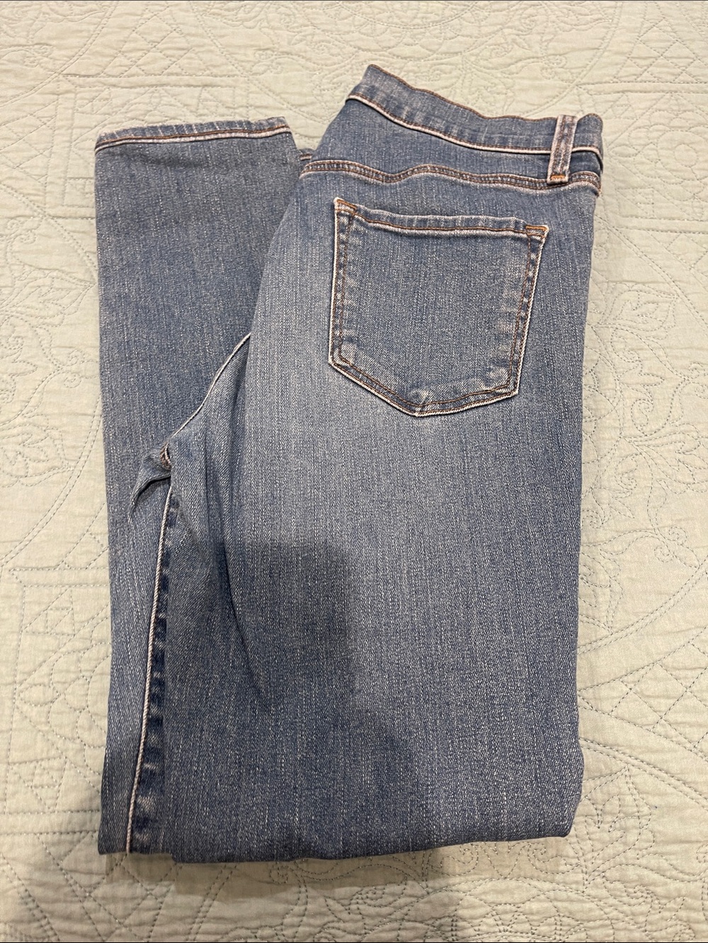 J Brand High Rise Skinny Jeans in Light Blue Stretch Denims size 27